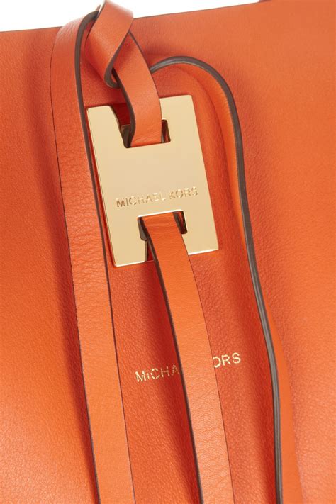 michael kors miranda tasche|Michael Kors leather tote.